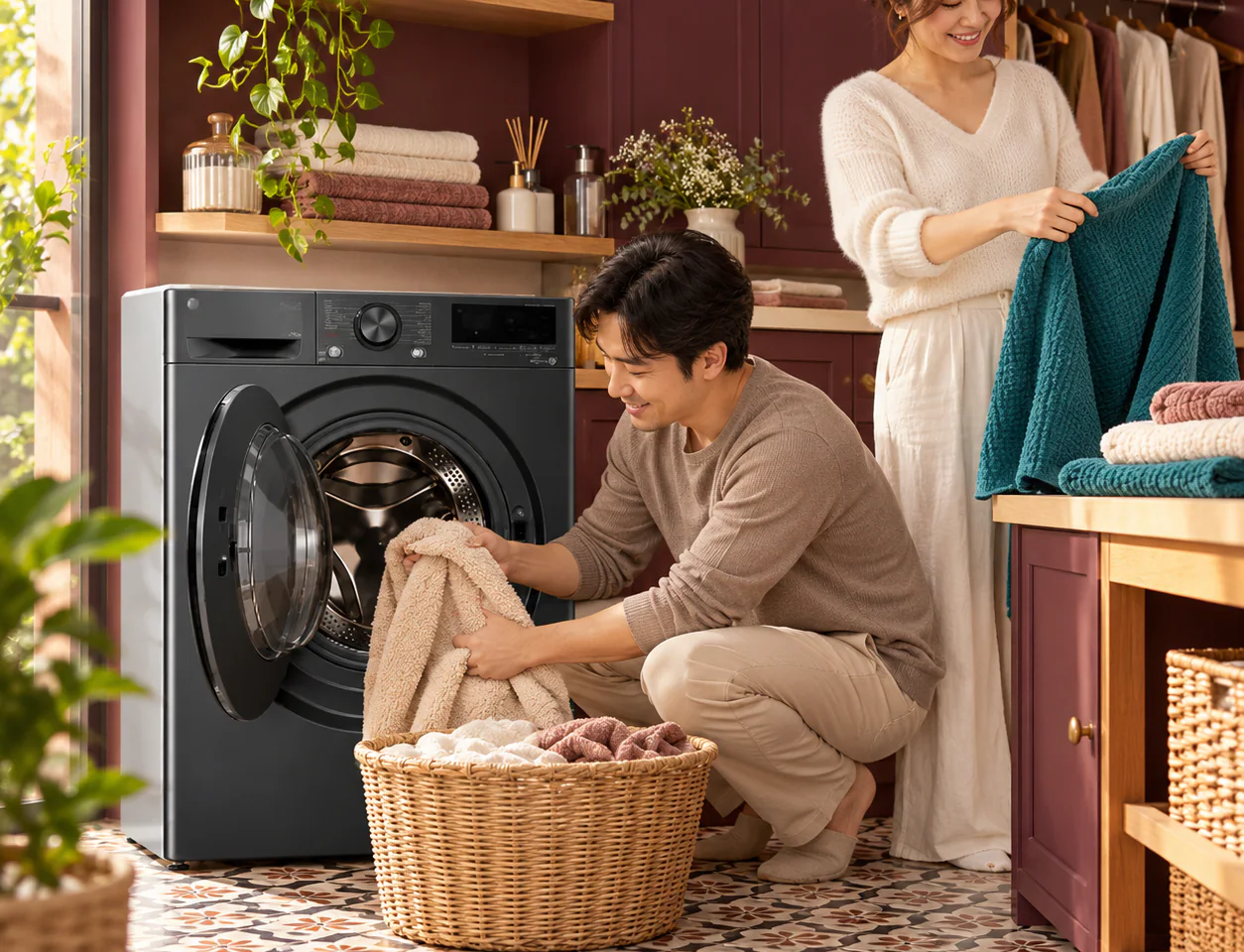 (ซักและอบร้อน) เครื่องซักผ้า 13 กก. / อบ 8 กก. รุ่น FV1413H4M ระบบ AI DD™ FV1413H4M